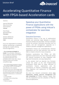 FGPA Acceleration of FinTech